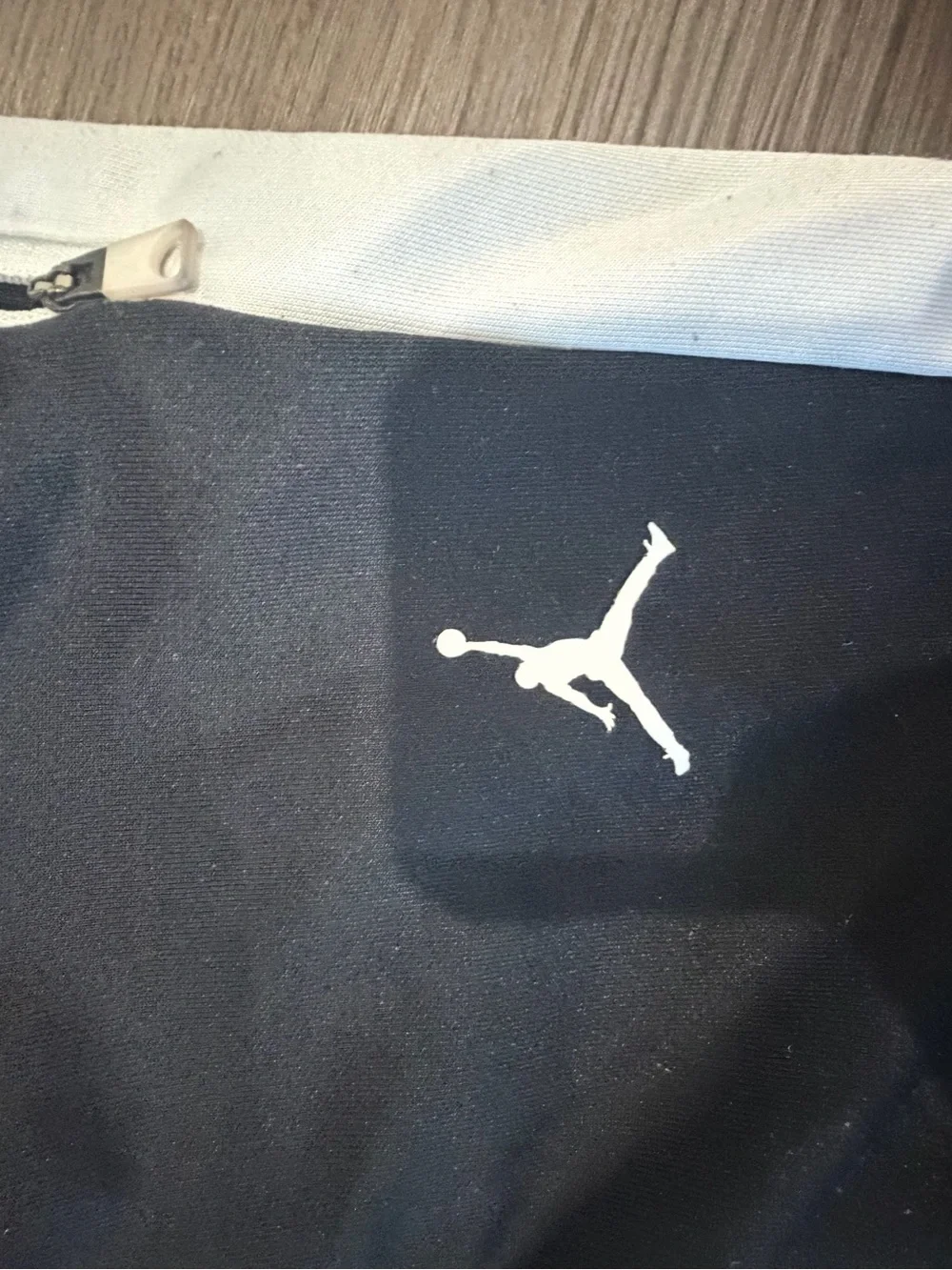 Jordan Black Jogger Pants with Red Jumpman